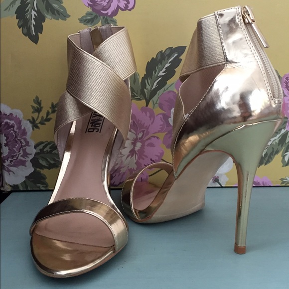 Mix no. 6 gold heels