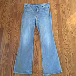 Talbots signature boot cut jeans grey