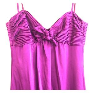 BCBG floor-length gown, purple