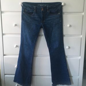 American Eagle dark wash boot cut jeans