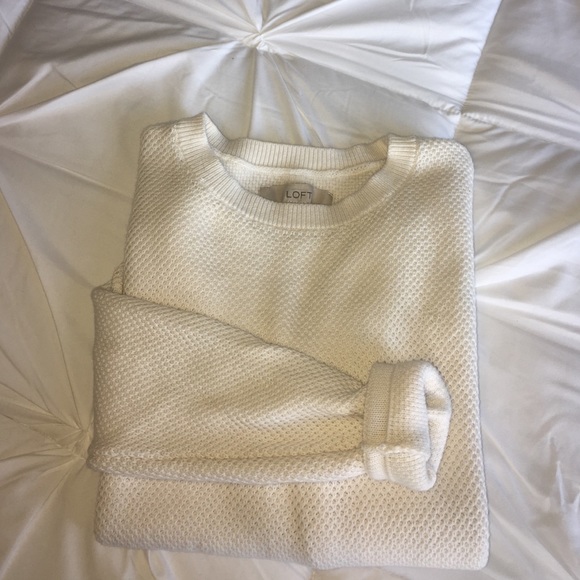 Loft shirttail sweater