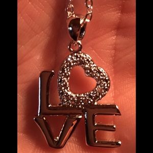 Love charm necklace