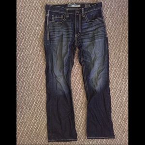 NWOT Buckle dark distressed men's jeans
