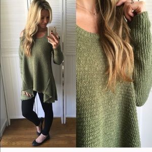Ruby Moon Cold-Shoulder Sweater