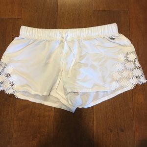 Roxy white shorts