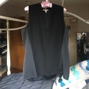 Banana Republic Black Sleeveless Blouse