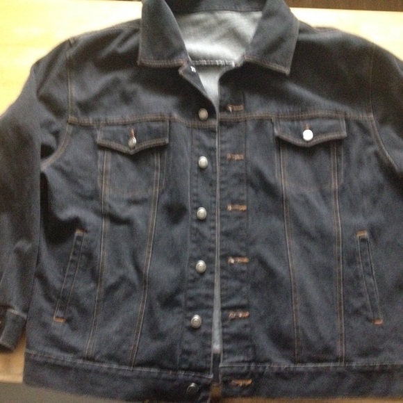 xxl black denim jacket
