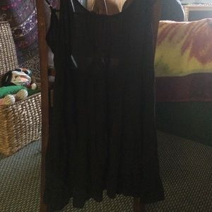Black summer dress