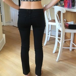 J brand black "the skinny" jeans