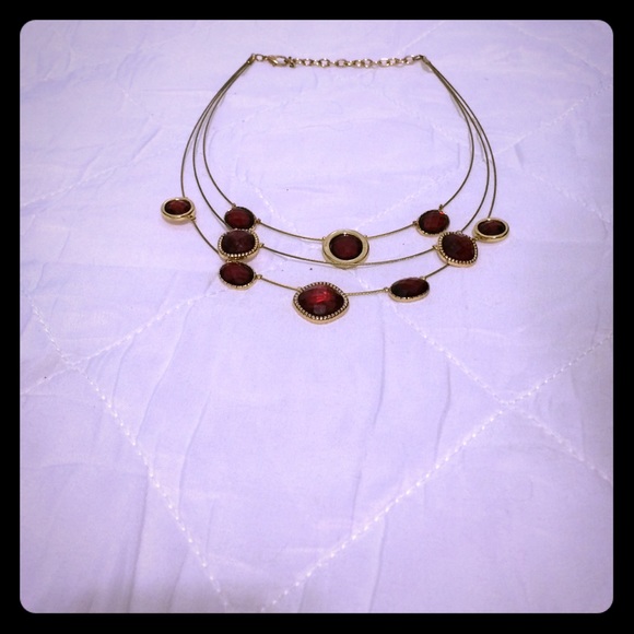 Red and Gold Necklace
