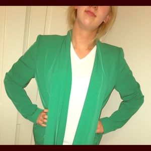 Calvin Klein open front blazer
