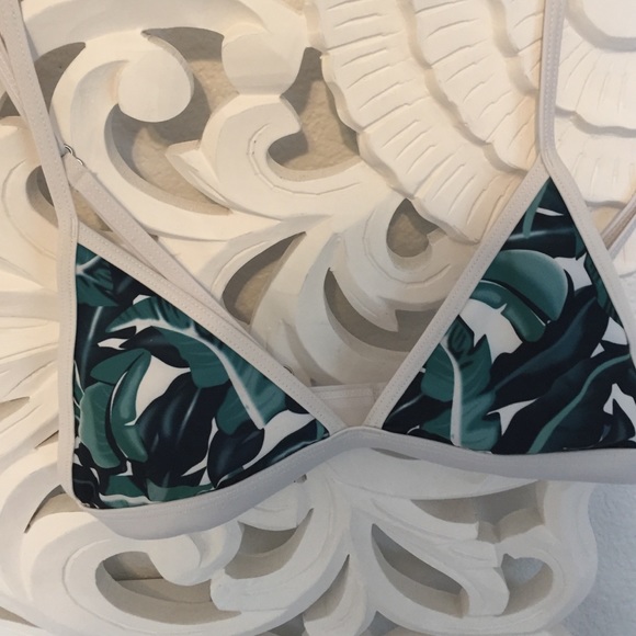 Banana leaf bikini top