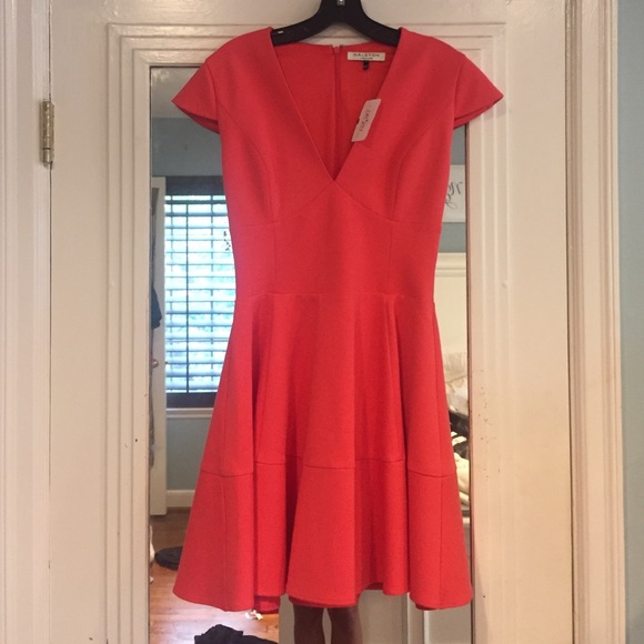 Pink/coral brand new Halston Heritage dress