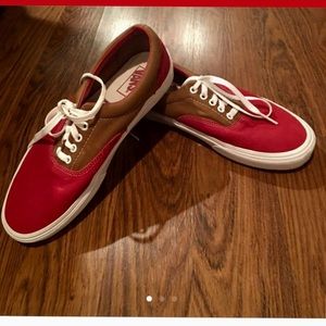 Vans red/brown size 9,5