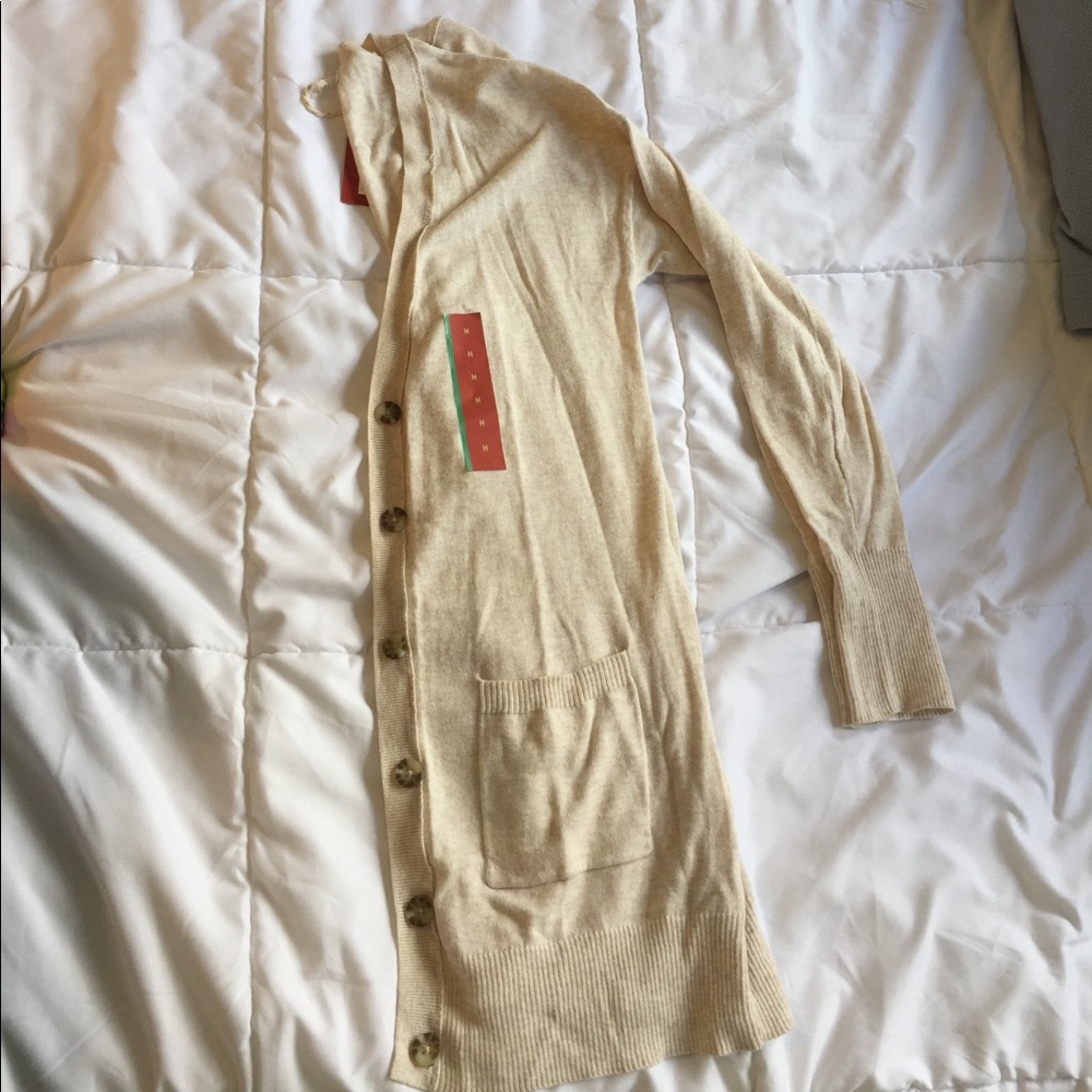 Cream Colored Cardigan