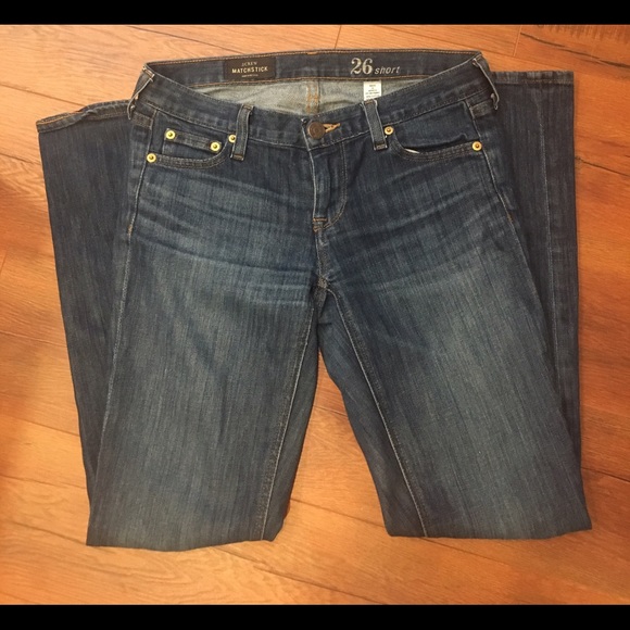 J. crew matchstick jeans. Size 26 short