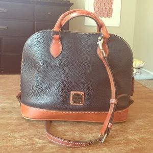 Authentic Dooney Zip-Zip Satchel