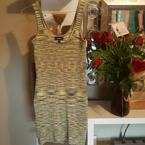 Sexy body con bebe dress