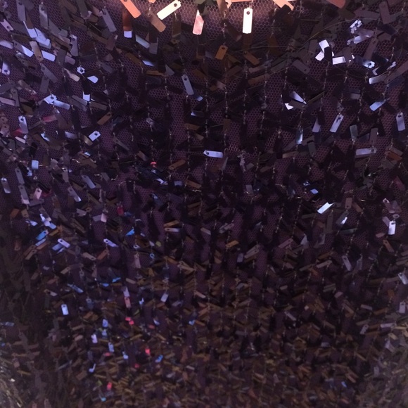 Forever 21 purple sequin dress size medium - Picture 3 of 3