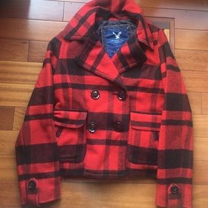 American Eagle Pea Coat Size Medium