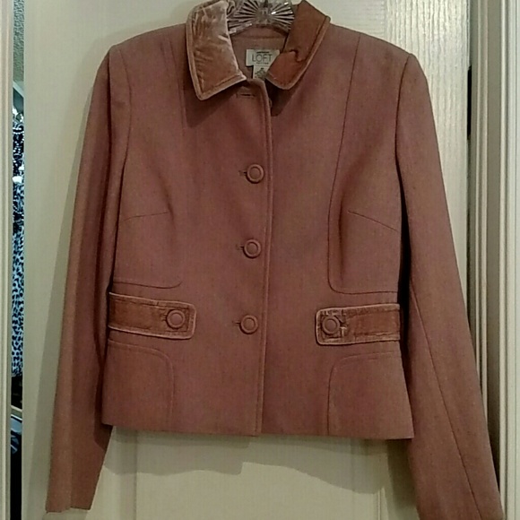 Pink Wool Blazer