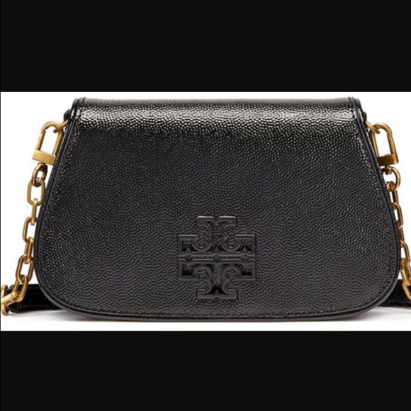 Tory Burch Mini Britton - black patent