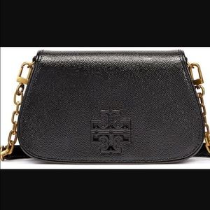 Tory Burch Mini Britton - black patent