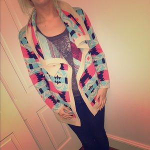 Aztec patterned sweater