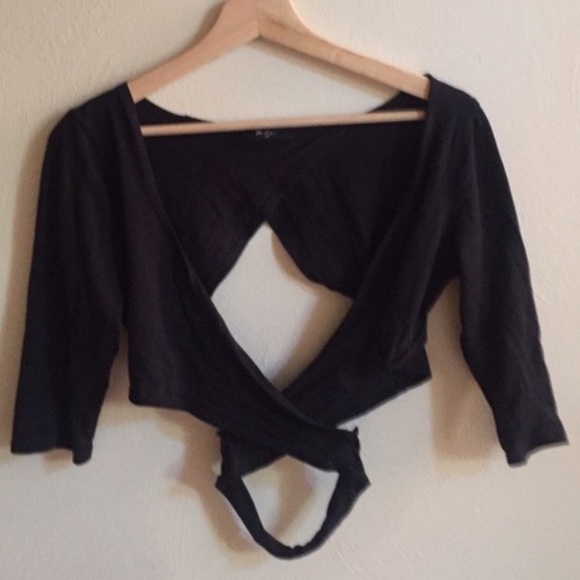 Tops - Open Back Crop Top