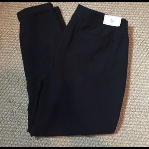 Black Peg Trouser