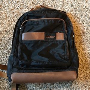 Black LLB small backpack