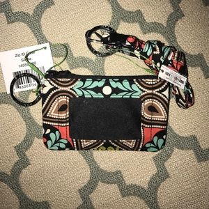 BNWT Vera Bradley Zip ID and Lanyard in Sierra