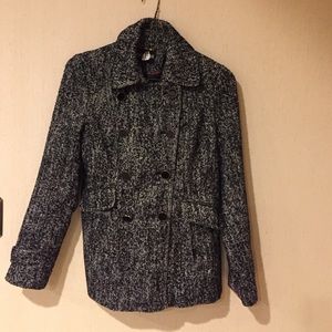 Express Tweed Pea Coat