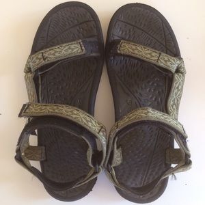 Green Teva Sandals