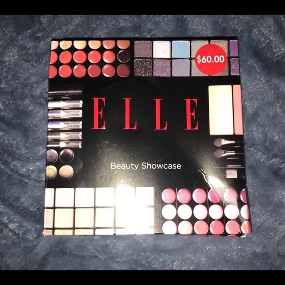 ELLE beauty showcase (eyeshadow, blush, lipgloss)