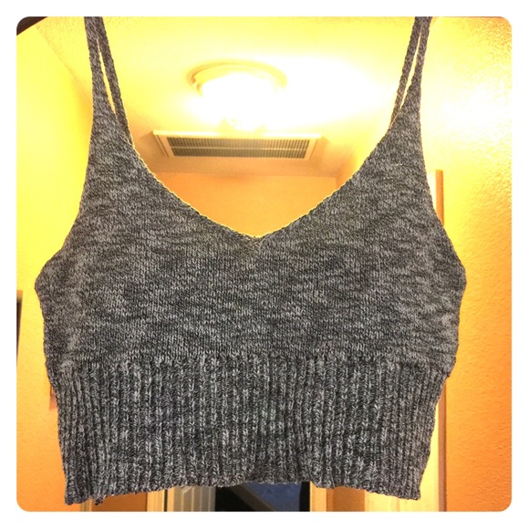 Knit crop top