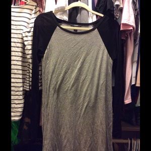 Long sleeve t-shirt dress