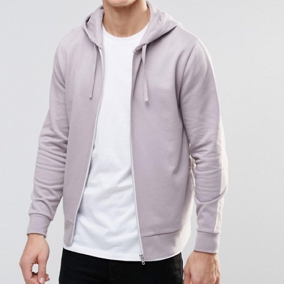 mens light purple hoodie