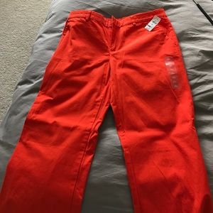 Gap orange khaki pants brand new!