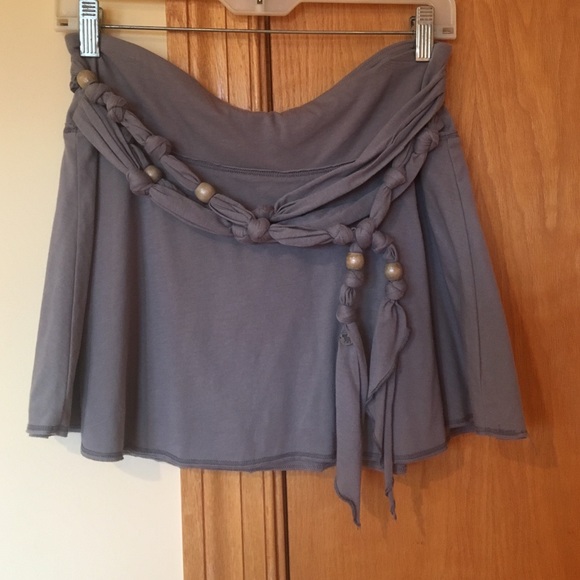 Unique gray mini skirt Abercrombie - Picture 1 of 1