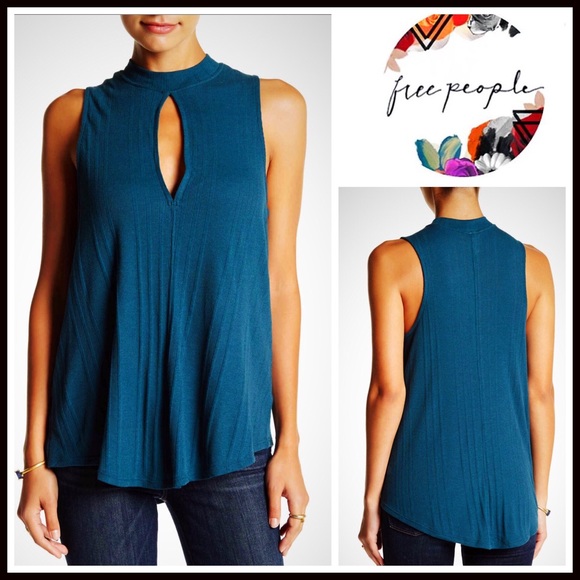❗1-HOUR SALE❗FREE PEOPLE Ribbed Tunic Tank - Picture 7 of 8