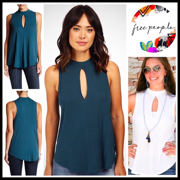 ❗1-HOUR SALE❗FREE PEOPLE Ribbed Tunic Tank - Picture 2 of 8