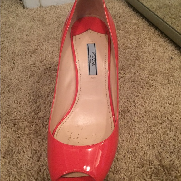 Prada Peep Toe Wedges - Picture 2 of 2