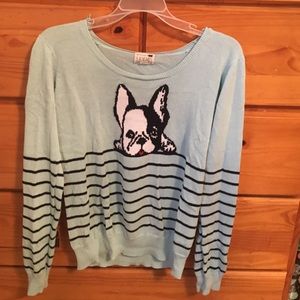 LA Hearts Boston Terrier Sweater