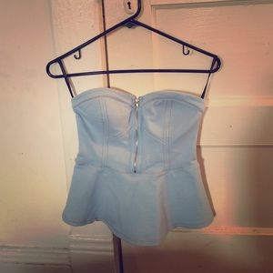 Bebe sleeveless crop top