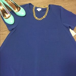 Lularoe Royal Blue Carly Hi Lo Dress