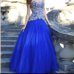 Blue JOVANI Ball Gown