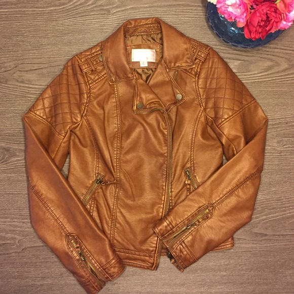 Xhilaration Faux Leather Jacket