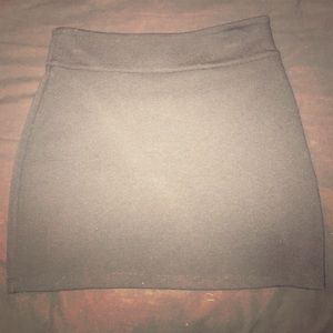 BLACK BANDAGE SKIRT