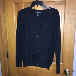 Black cardigan